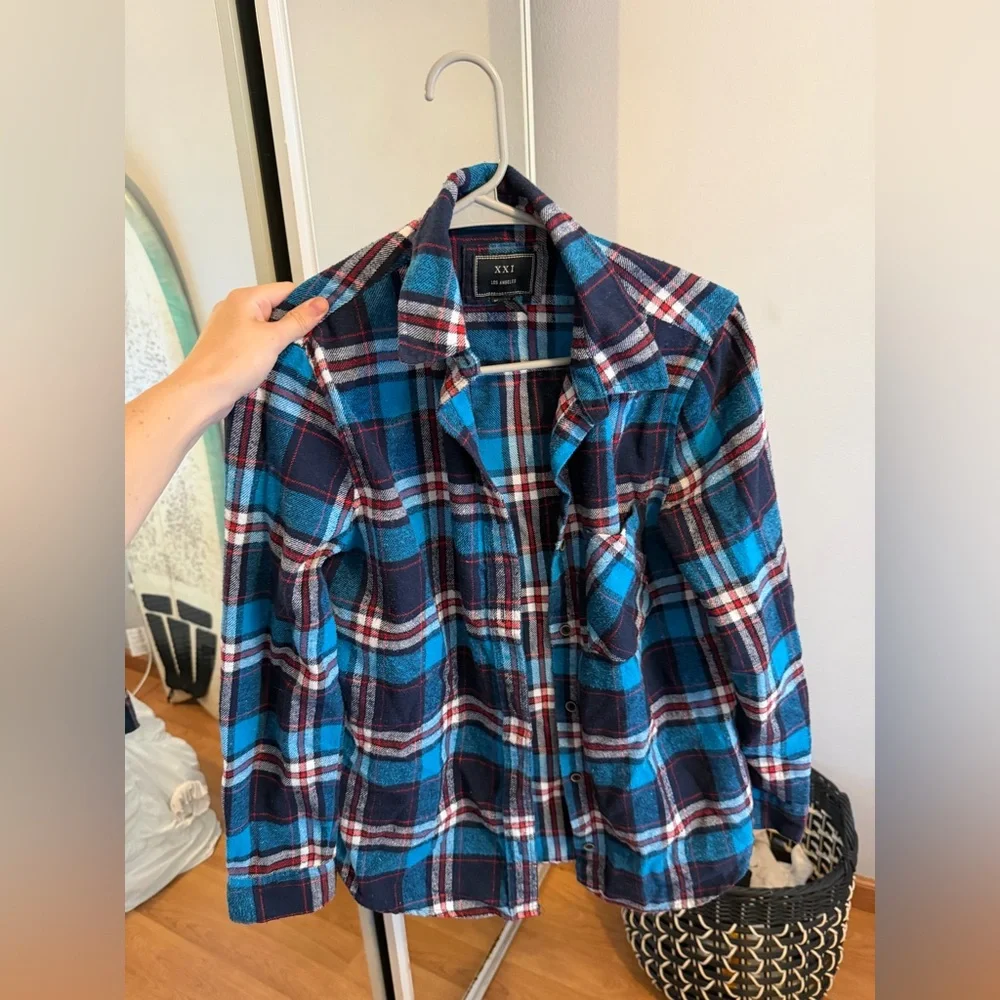 FOREVER 21 plaid shirt - Picture 8 of 11